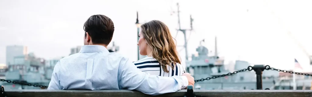 Couple thinking
