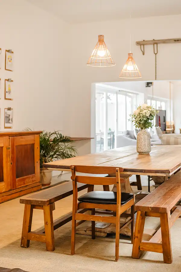 Wood table
