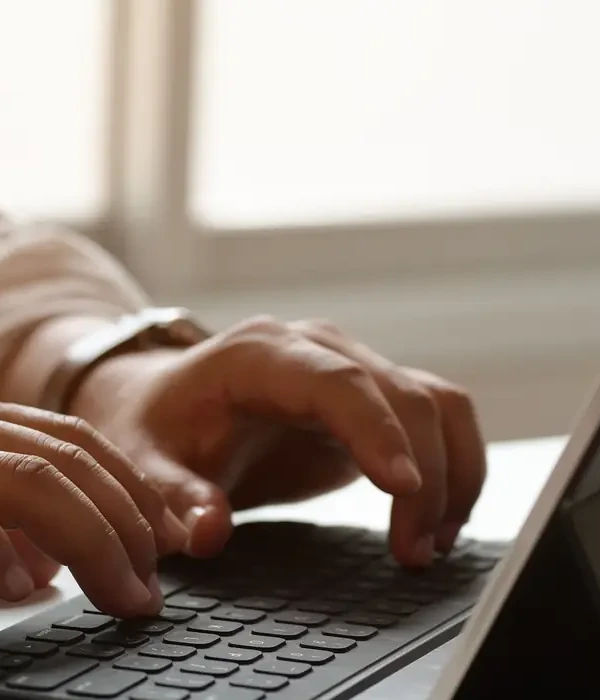 liberty internet addiction person typing laptop