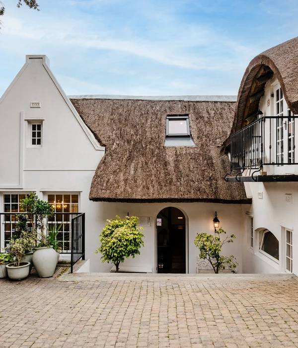 liberty white house thatched roof client