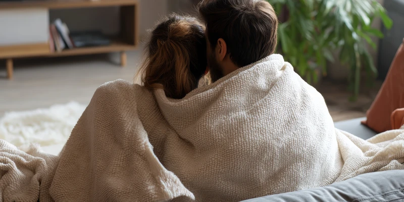 liberty woman wrapped blanket sitting couch sex porn addiction