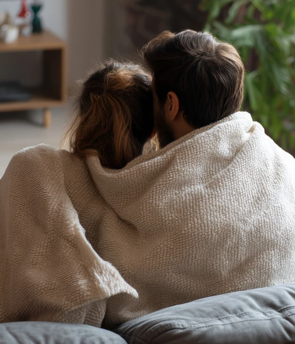 liberty woman wrapped blanket sitting couch sex porn addiction